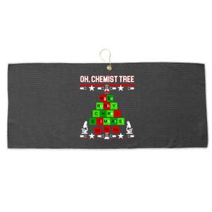 Oh Chemist Tree Large Microfiber Waffle Golf Towel