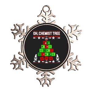 Oh Chemist Tree Metallic Star Ornament