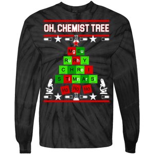 Oh Chemist Tree Tie-Dye Long Sleeve Shirt