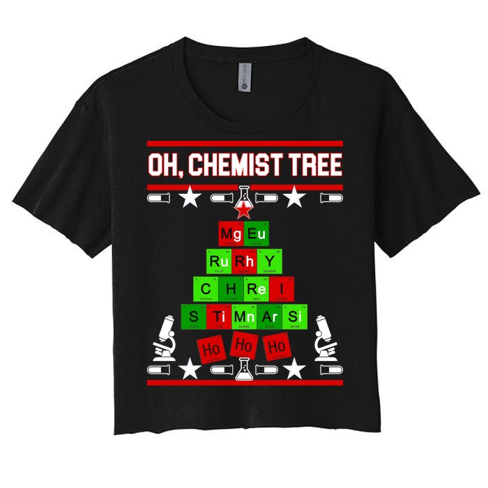 Oh Chemist Tree Women's Crop Top Tee