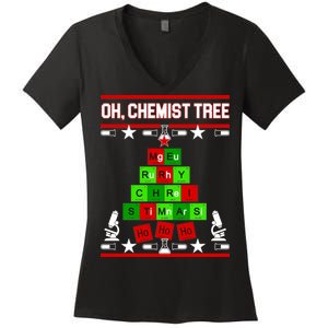 Oh Chemist Tree Women's V-Neck T-Shirt