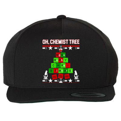 Oh Chemist Tree Wool Snapback Cap