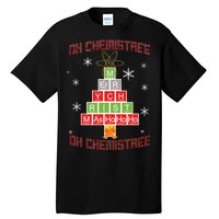 Oh Chemist Tree Funny Christmas Tall T-Shirt