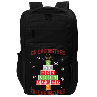 Oh Chemist Tree Funny Christmas Impact Tech Backpack