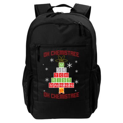 Oh Chemist Tree Funny Christmas Daily Commute Backpack