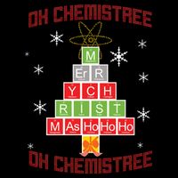 Oh Chemist Tree Funny Christmas 16 in Basic Backpack