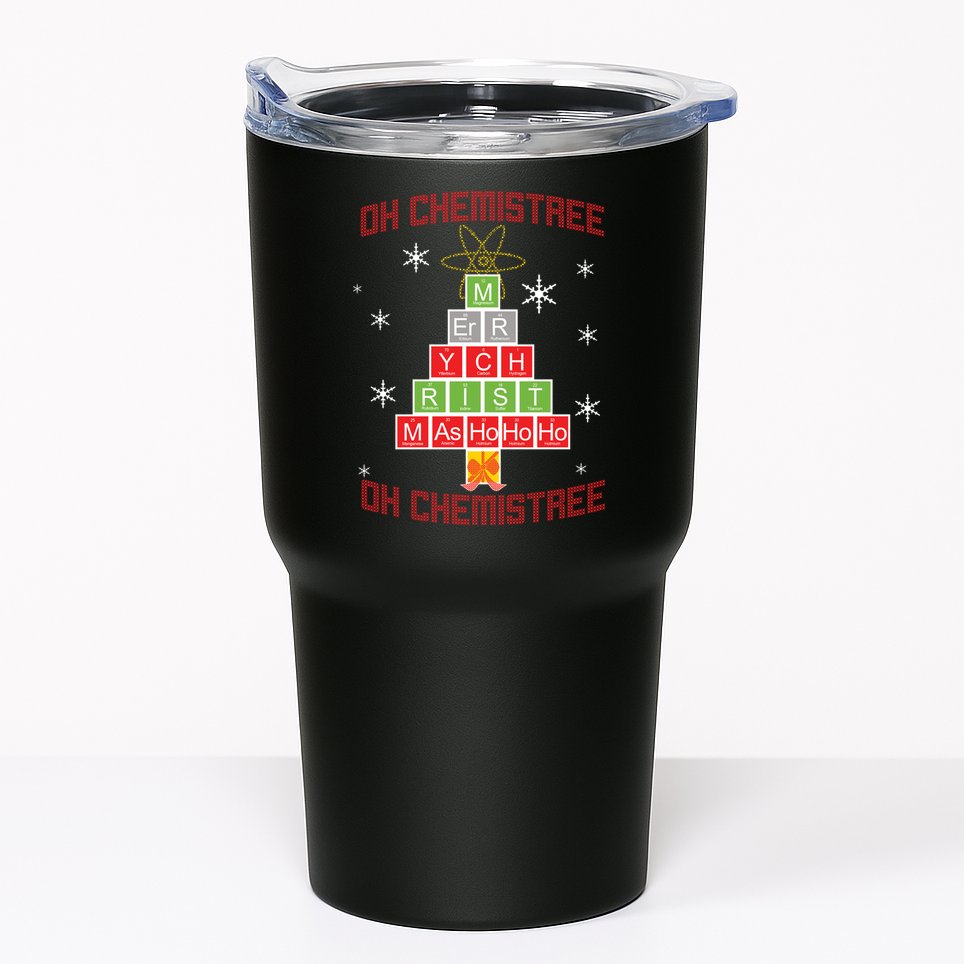 Oh Chemist Tree Funny Christmas Tumbler