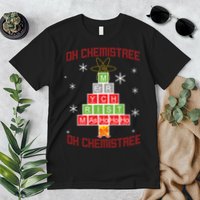 Oh Chemist Tree Funny Christmas Premium T-Shirt