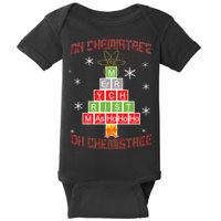 Oh Chemist Tree Funny Christmas Baby Bodysuit