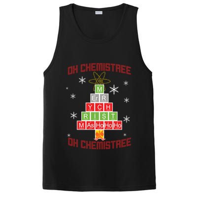 Oh Chemist Tree Funny Christmas PosiCharge Competitor Tank