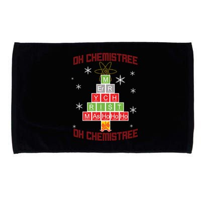 Oh Chemist Tree Funny Christmas Microfiber Hand Towel