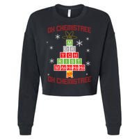 Oh Chemist Tree Funny Christmas Cropped Pullover Crew