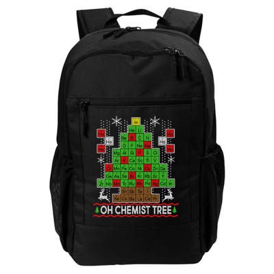 Oh Chemist Tree Ugly Christmas Sweater Backpack