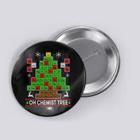 Oh Chemist Tree Ugly Christmas Sweater Button