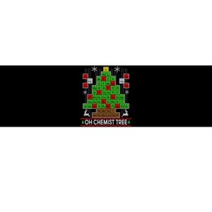 Oh Chemist Tree Ugly Christmas Sweater Bumper Sticker