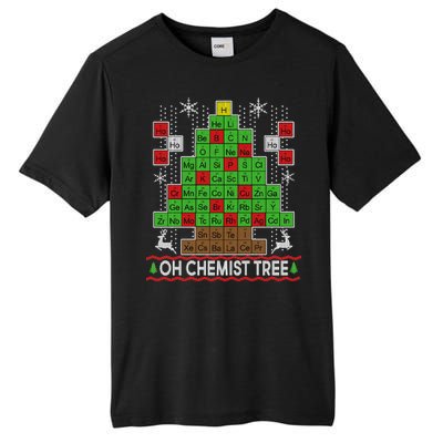 Oh Chemist Tree Ugly Christmas Sweater Tall Fusion ChromaSoft Performance T-Shirt