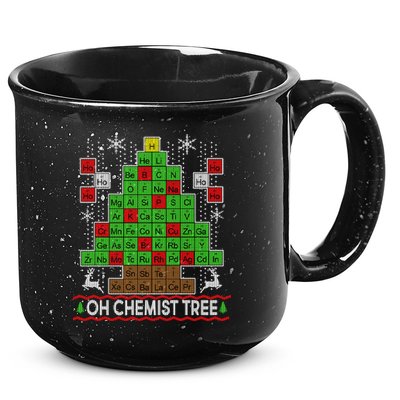 Oh Chemist Tree Ugly Christmas Sweater 15oz Campfire Ceramic Mug