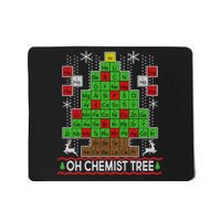 Oh Chemist Tree Ugly Christmas Sweater Mousepad