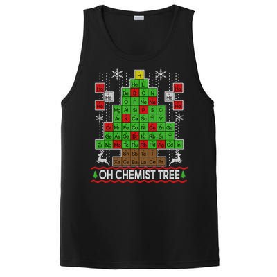 Oh Chemist Tree Ugly Christmas Sweater PosiCharge Competitor Tank