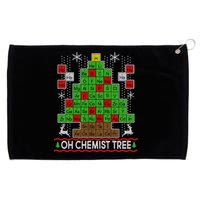 Oh Chemist Tree Ugly Christmas Sweater Grommeted Golf Towel