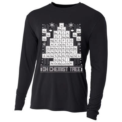 Oh Chemistry Tree Chemist Ugly Christmas Sweater Cooling Performance Long Sleeve Crew