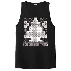 Oh Chemistry Tree Chemist Ugly Christmas Sweater PosiCharge Competitor Tank