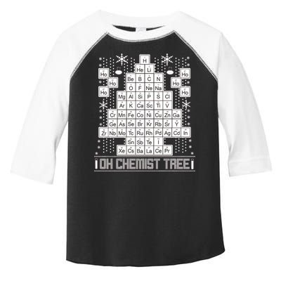 Oh Chemistry Tree Chemist Ugly Christmas Sweater Toddler Fine Jersey T-Shirt