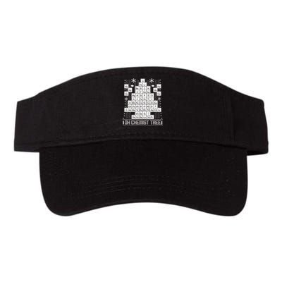 Oh Chemistry Tree Chemist Ugly Christmas Sweater Visor