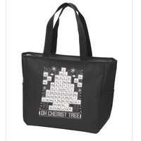 Oh Chemistry Tree Chemist Ugly Christmas Sweater Zip Tote Bag