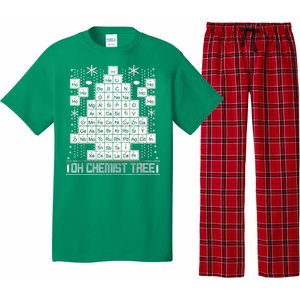 Oh Chemistry Tree Chemist Ugly Christmas Sweater Pajama Set