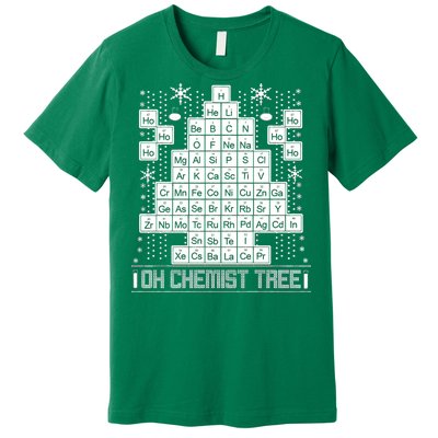 Oh Chemistry Tree Chemist Ugly Christmas Sweater Premium T-Shirt