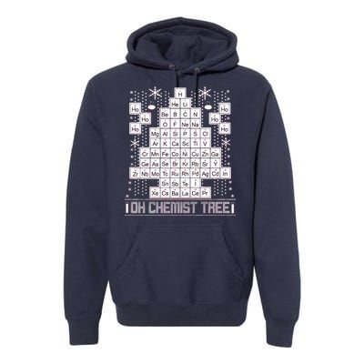 Oh Chemistry Tree Chemist Ugly Christmas Sweater Premium Hoodie