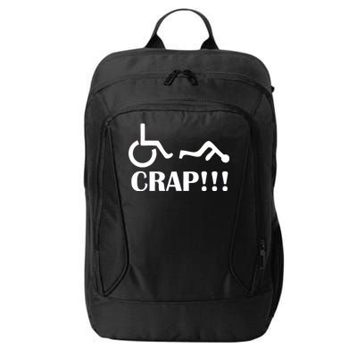 Oh Crap Wheel Chair Fail City Backpack