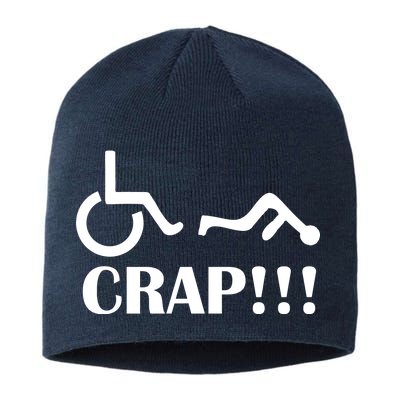 Oh Crap Wheel Chair Fail Sustainable Beanie