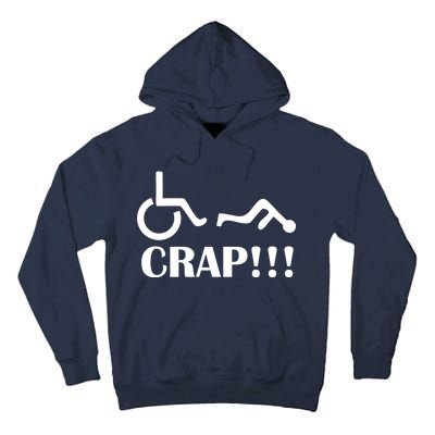 Oh Crap Wheel Chair Fail Tall Hoodie