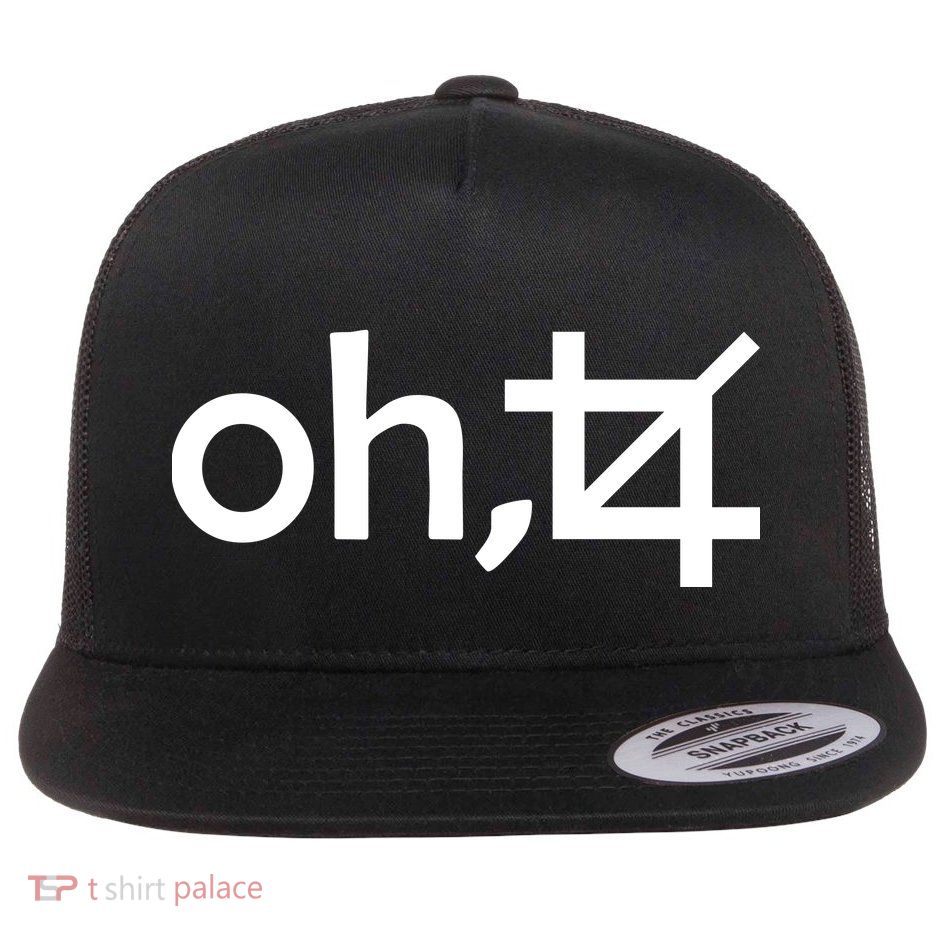 Oh Crop Flat Bill Trucker Hat