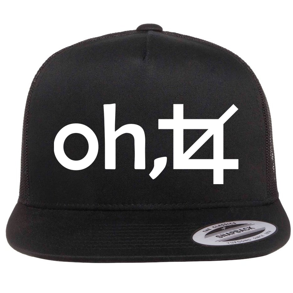 Oh Crop Flat Bill Trucker Hat