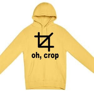 Oh Crop Math Geek Premium Pullover Hoodie