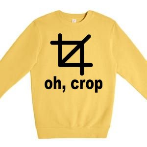 Oh Crop Math Geek Premium Crewneck Sweatshirt