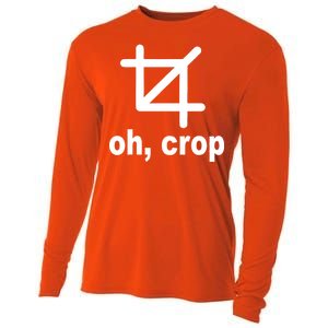 Oh Crop Math Geek Cooling Performance Long Sleeve Crew