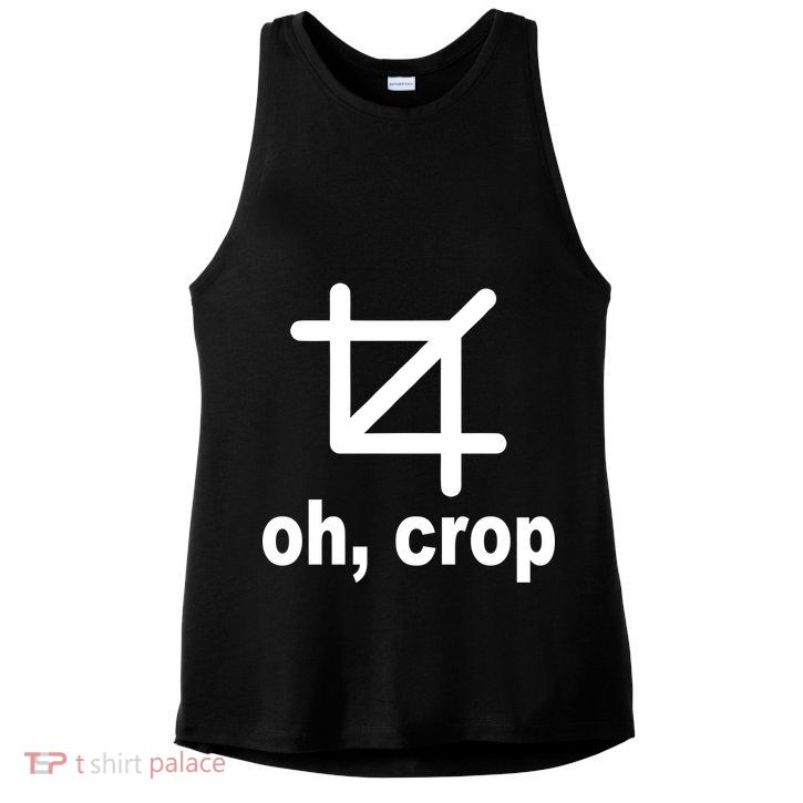 Oh Crop Math Geek Ladies PosiCharge Tri-Blend Wicking Tank