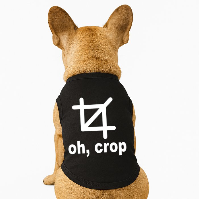 Oh Crop Math Geek Doggie Tank