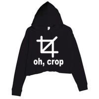 Oh Crop Math Geek Crop Fleece Hoodie
