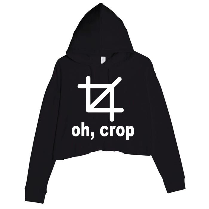 Oh Crop Math Geek Crop Fleece Hoodie