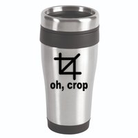 Oh Crop Math Geek 16oz Travel Tumbler