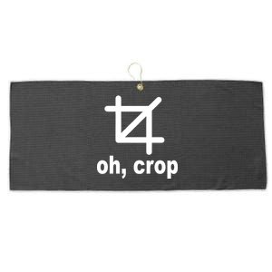 Oh Crop Math Geek Large Microfiber Waffle Golf Towel