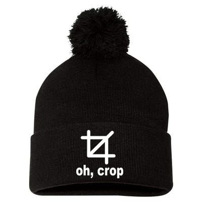 Oh Crop Math Geek Pom Pom 12in Knit Beanie