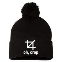 Oh Crop Math Geek Pom Pom 12in Knit Beanie
