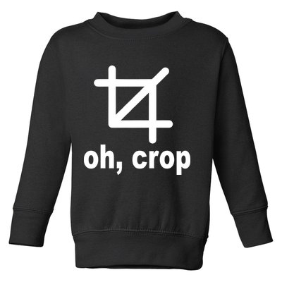 Oh Crop Math Geek Toddler Sweatshirt
