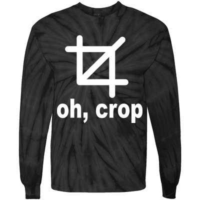 Oh Crop Math Geek Tie-Dye Long Sleeve Shirt